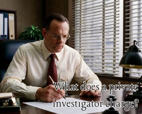 A lone investigator reviews witness statements.