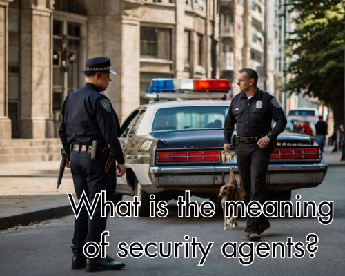 security agents at work